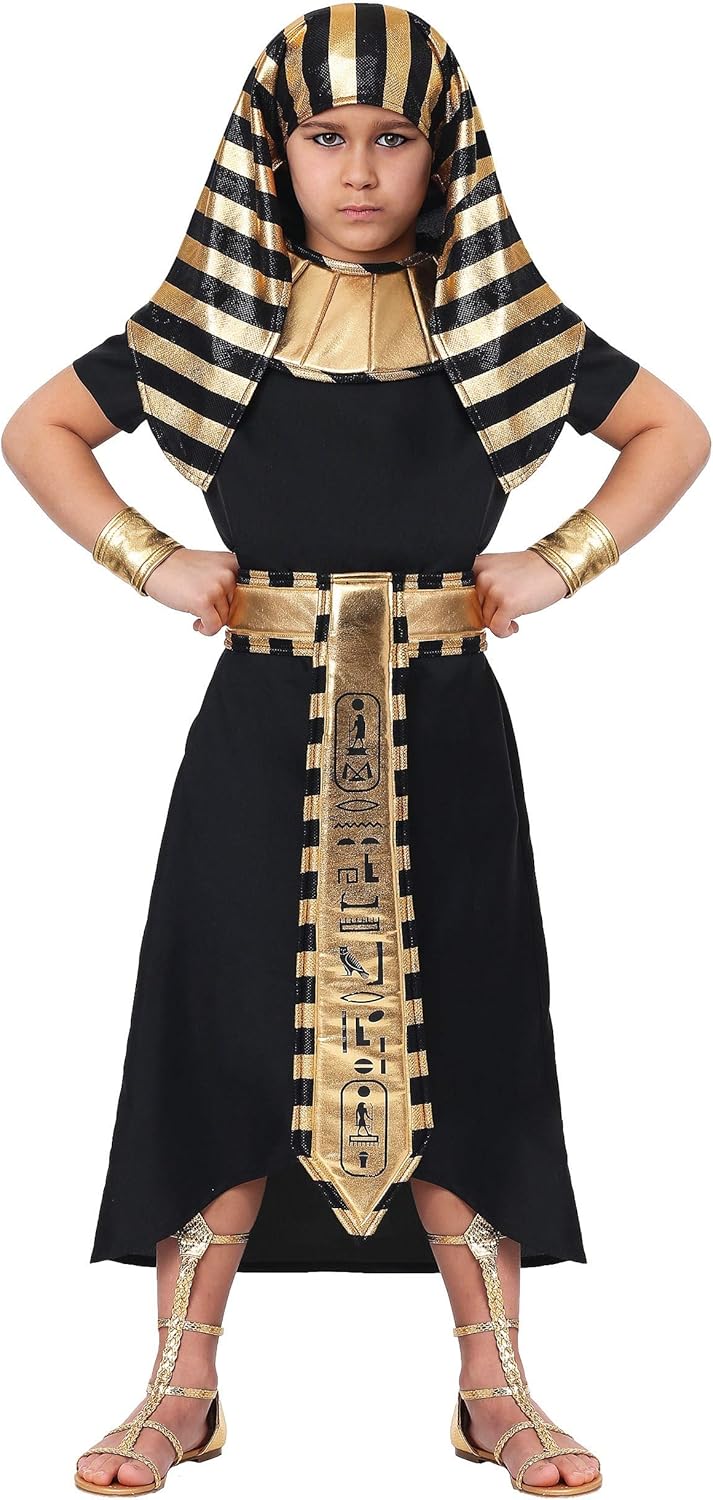 Childs Egyptian Pharaoh Costume - Unique Kids Fun Costume