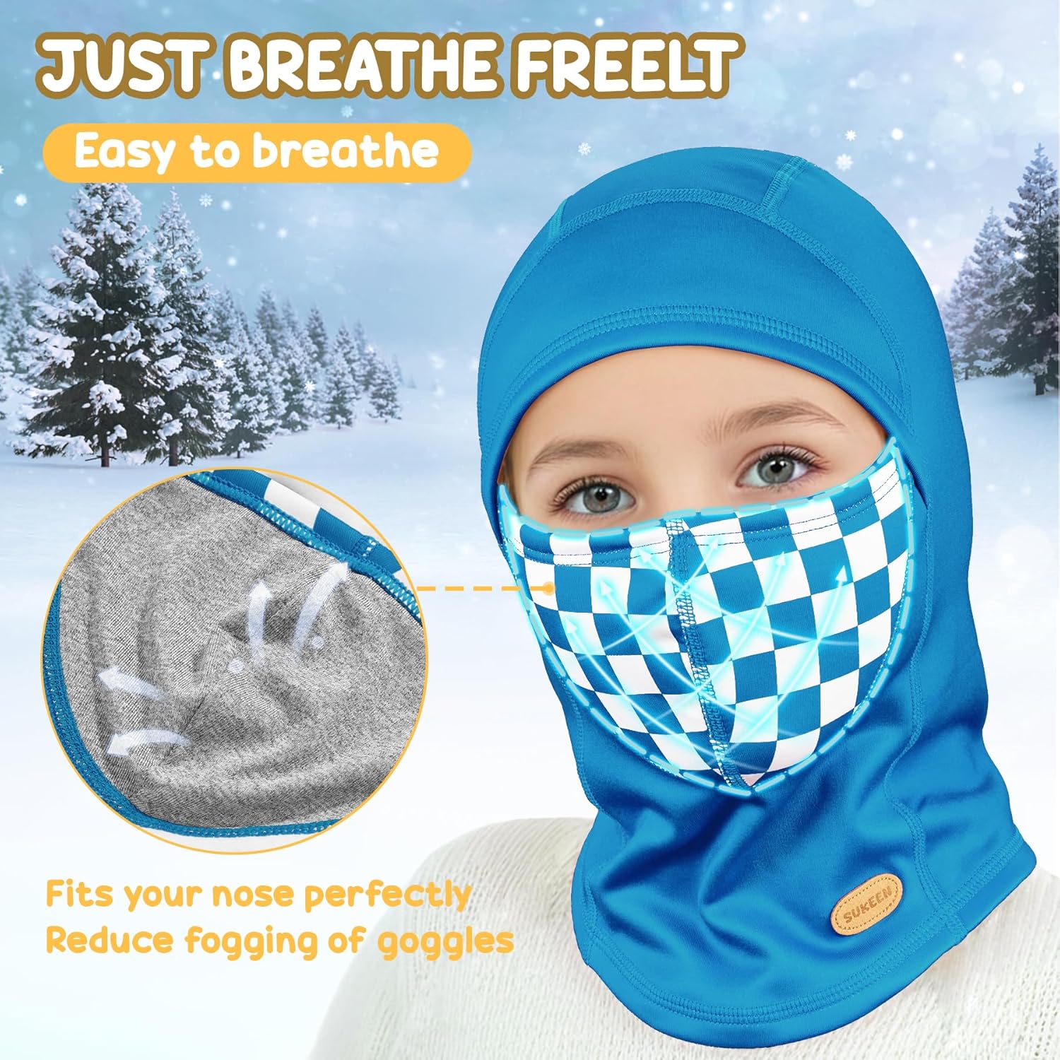 Warm Ski Mask for Kids