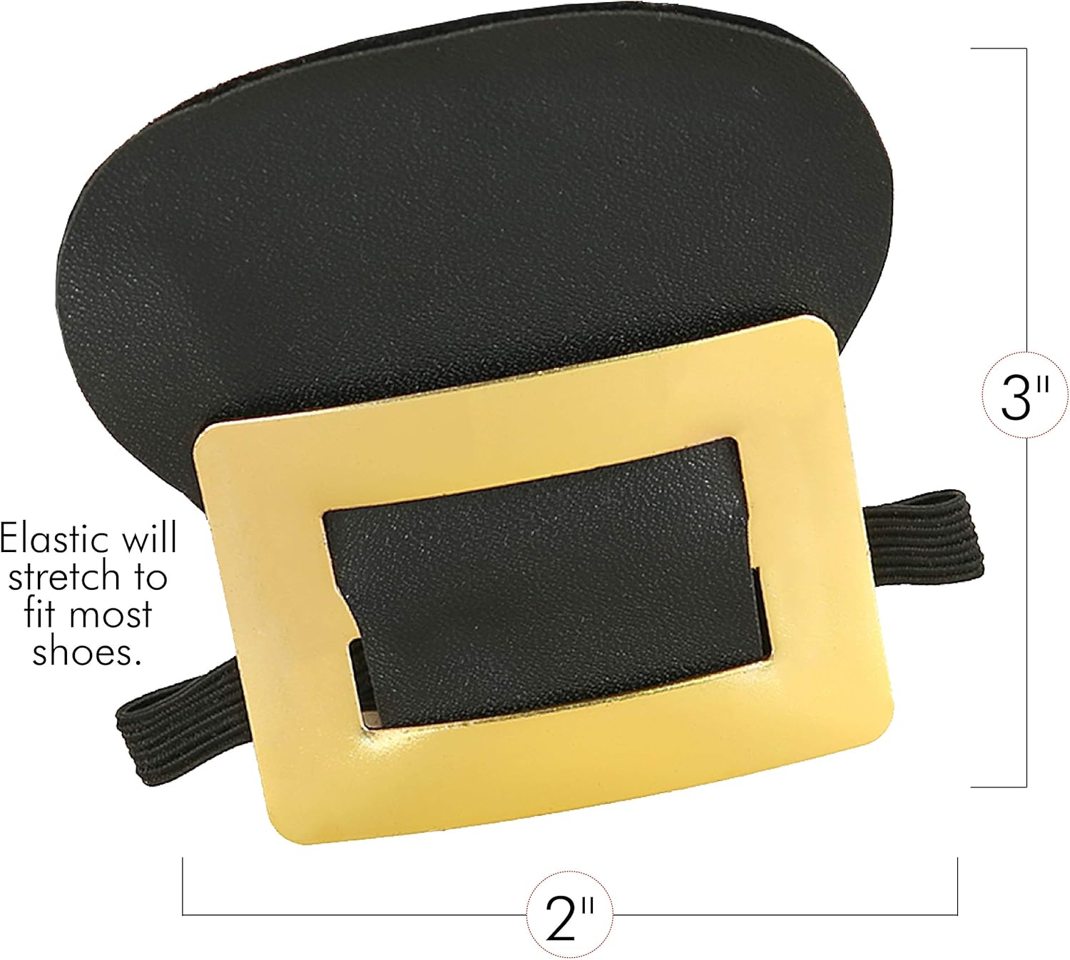 Skeleteen Colonial Shoe Buckle Perfect for Halloween and Historical Costumes