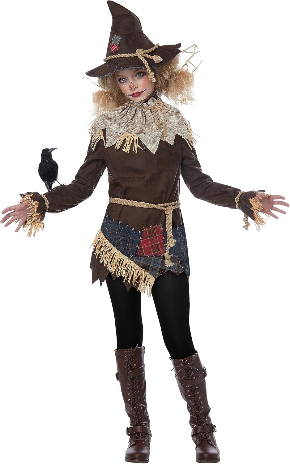 Paper Creepy Scarecrow Costume for Girls This That the Blah-Blah