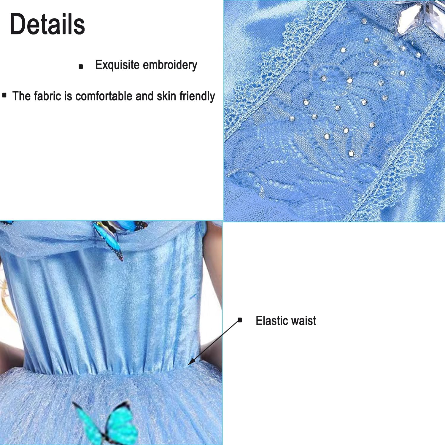 Familycrazy Princess Costume Girls Dress Up Butterfly