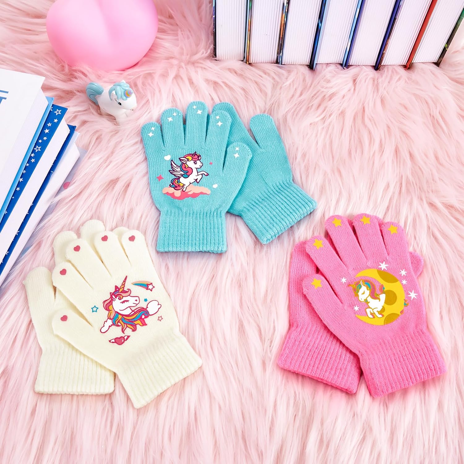 Knitted Winter Gloves for Kids