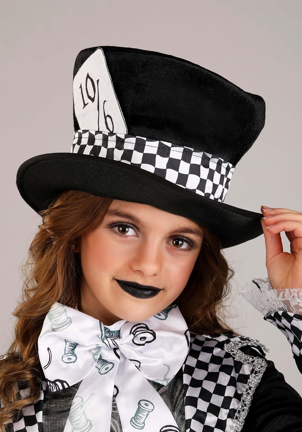 Fun Costumes - Mad Hatter Costume for Girls - Dark Wonderland Outfit