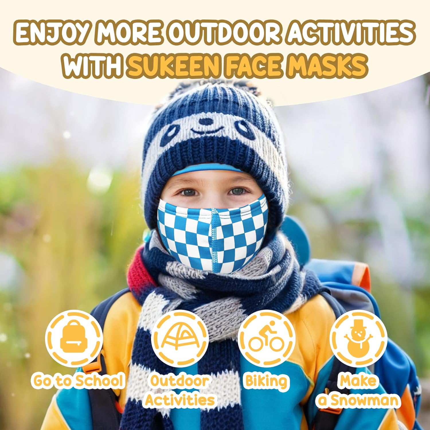Warm Ski Mask for Kids
