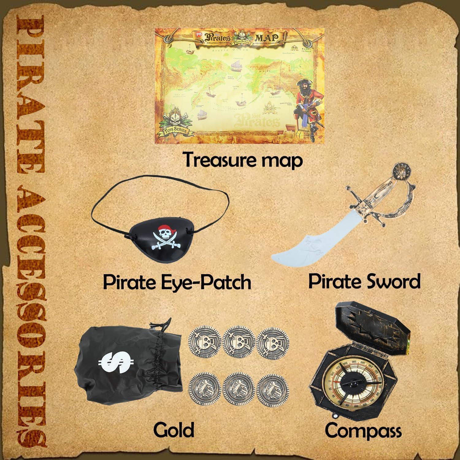 Pirate Costume Set for Kids