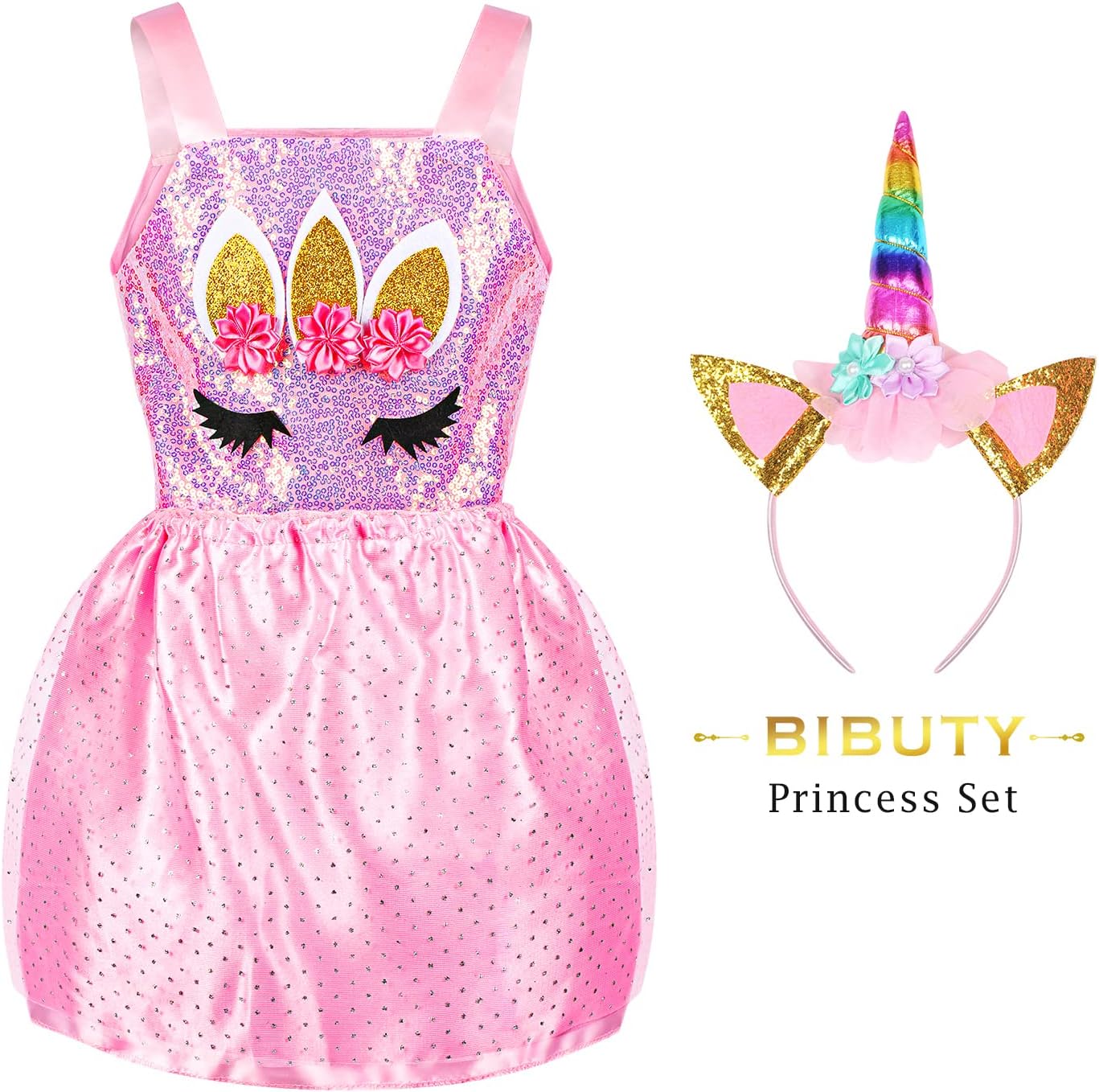 BIBUTY Kids Princess Dress Up Clothes Set