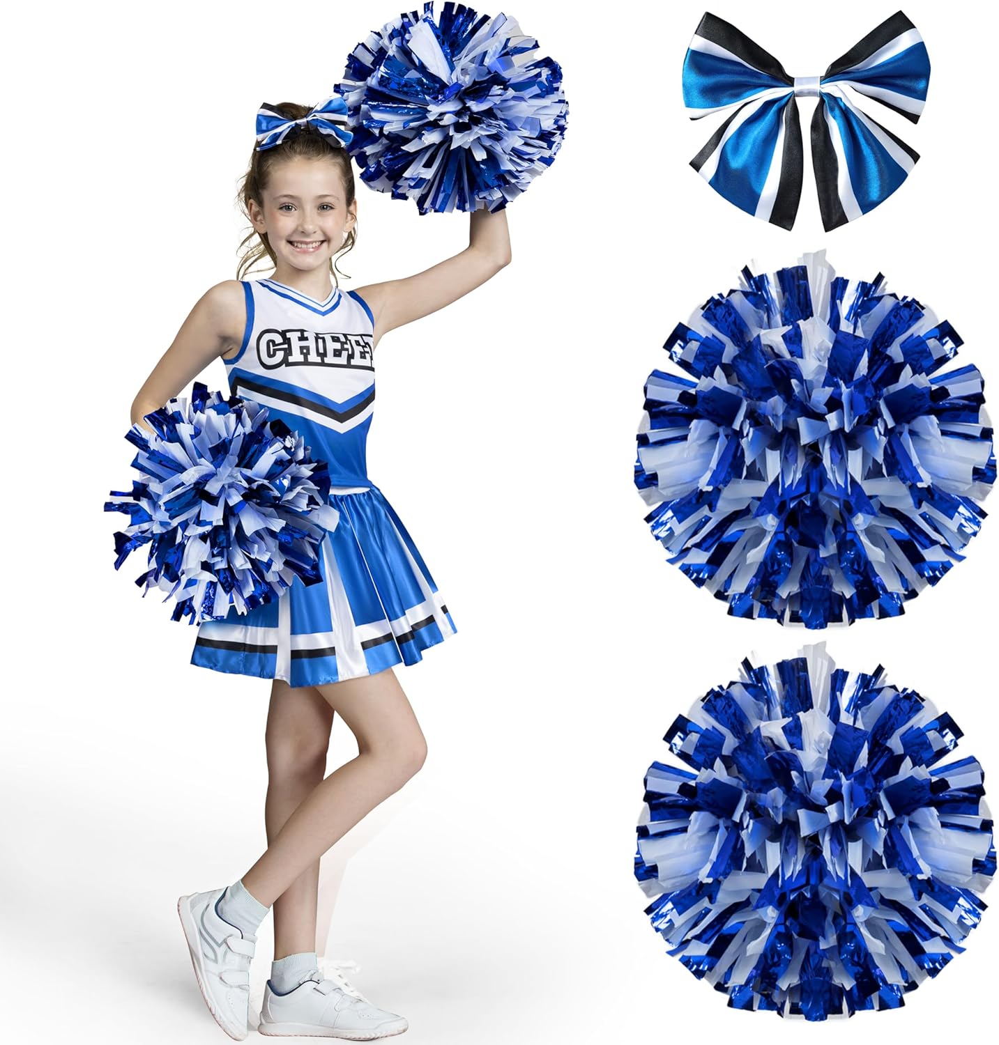 Spooktacular Creations Halloween Cheerleader Costume Set for Girls