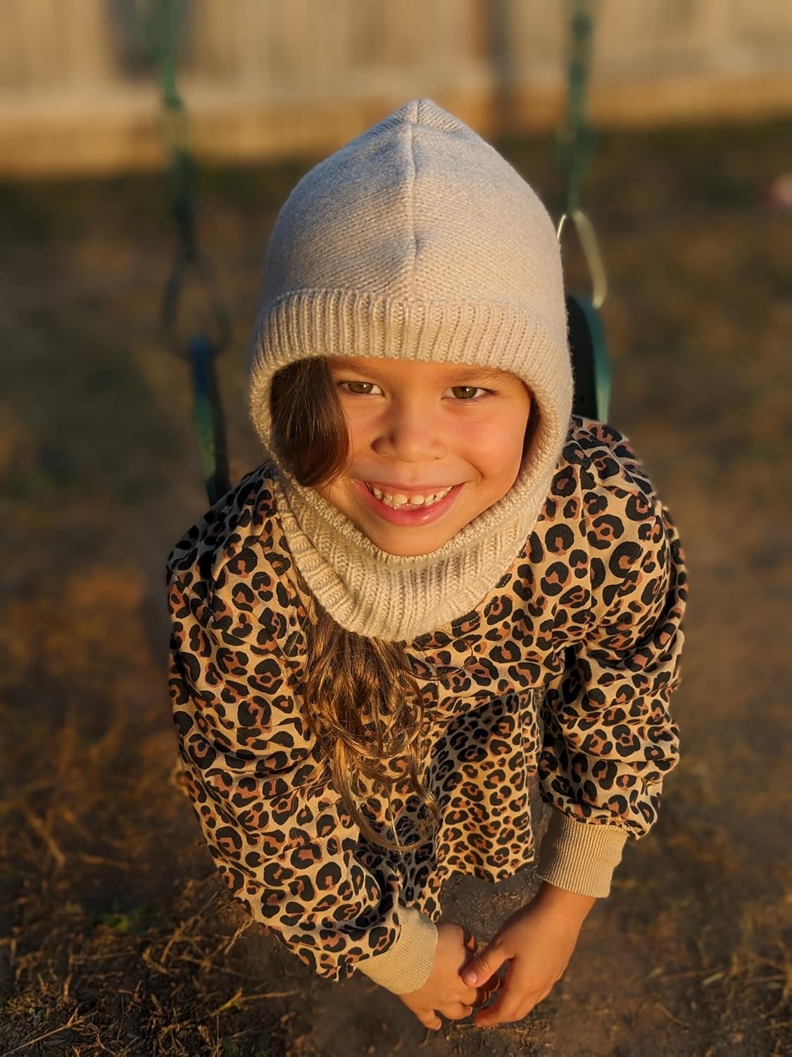 Frost Soft and Warm Cashmere Balaclava Hat for Kids