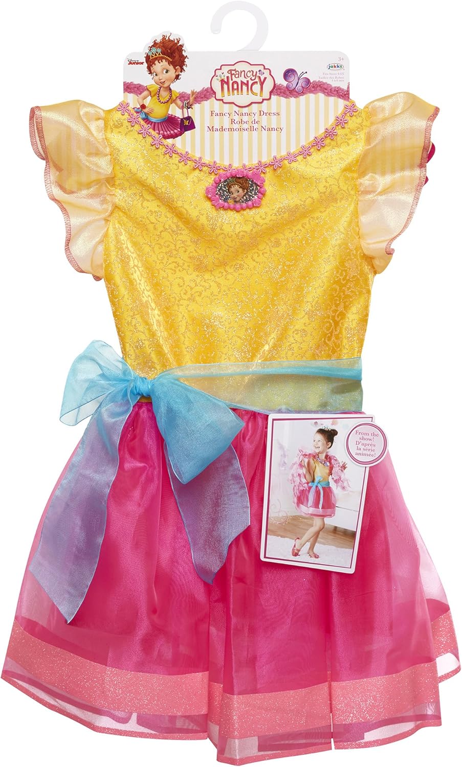Fancy Nancy Signature Dress Fits Sizes 4-6 years old