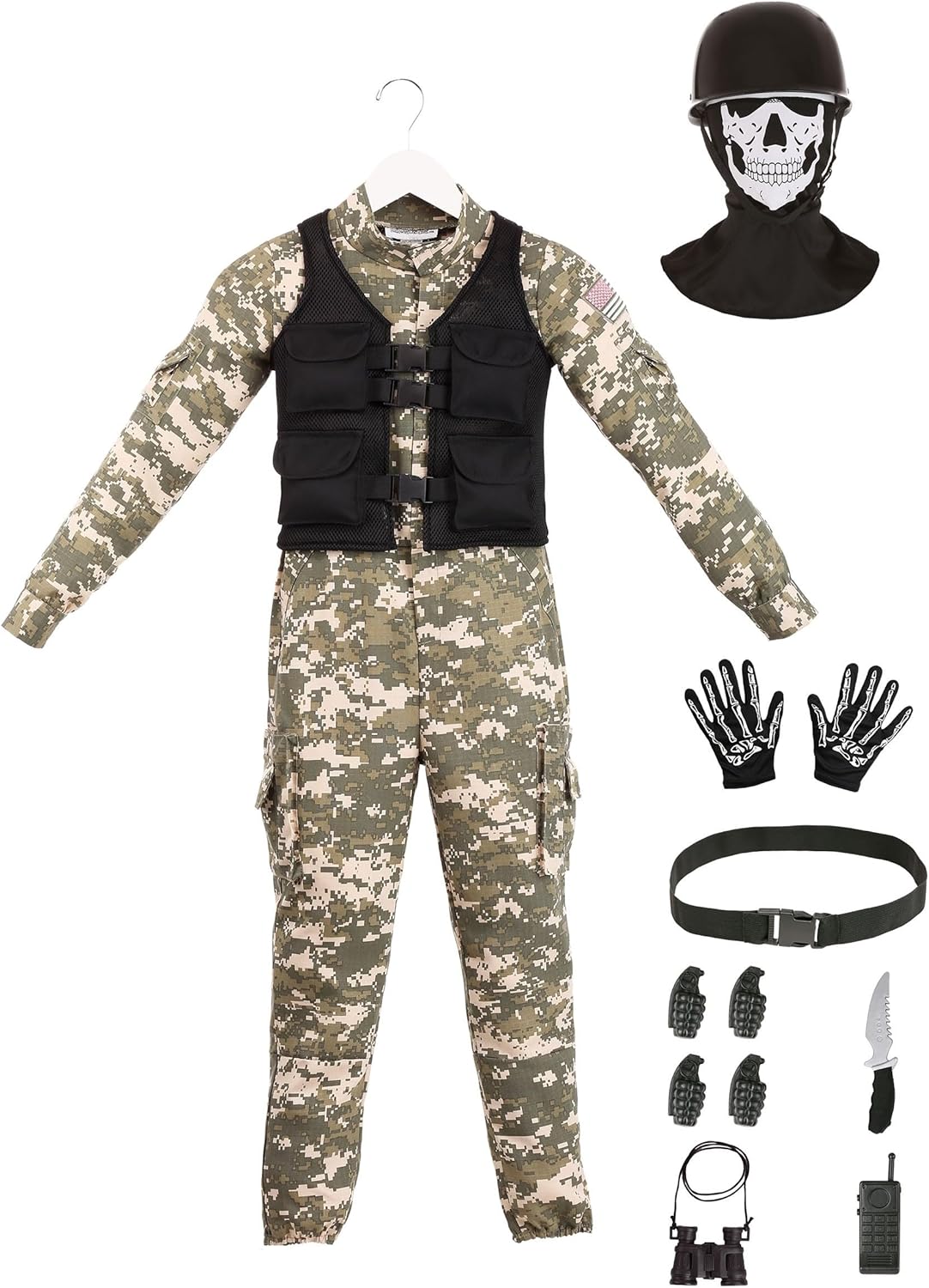 Kids Battle Soldier Costume