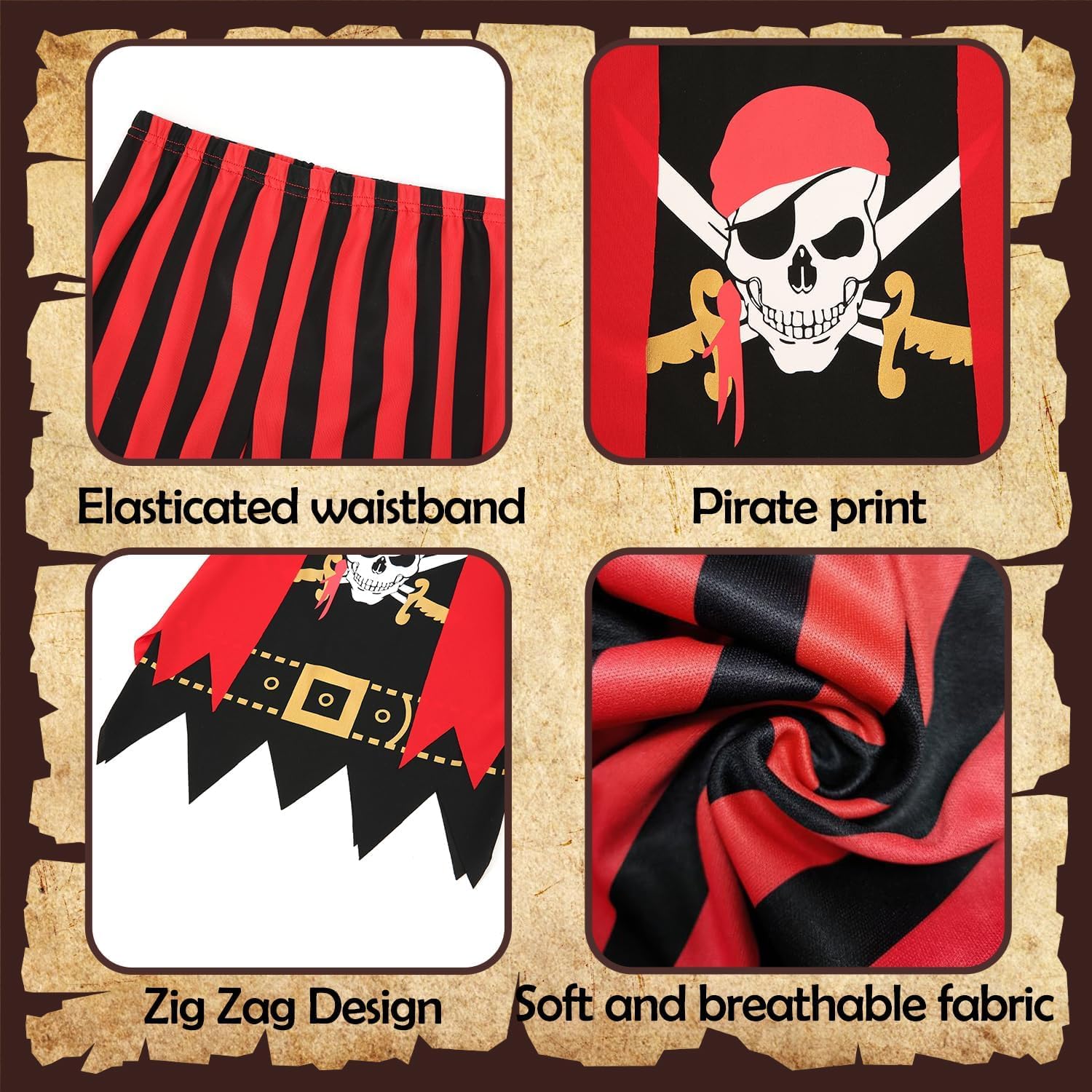 Pirate Costume Set for Kids