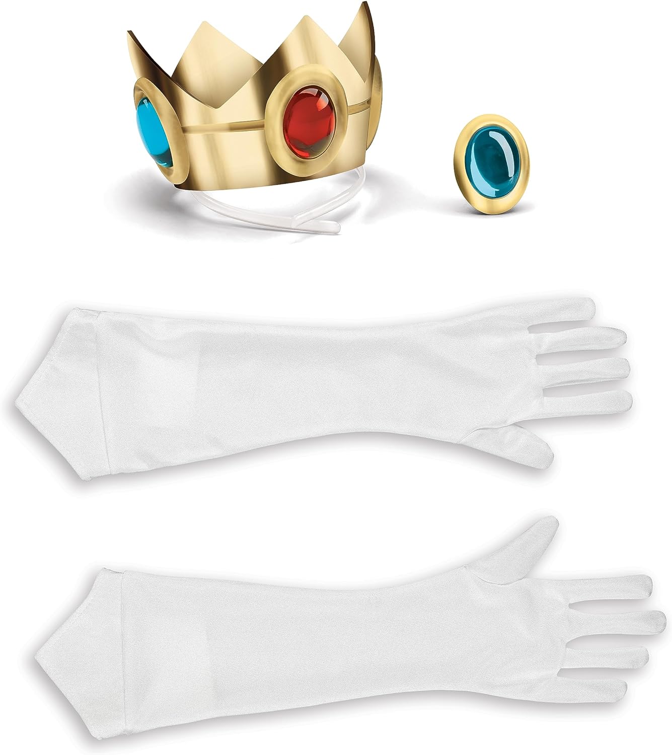 Disguise Kids Princess Peach Accessory Kit Halloween Party Costume Jewelry Accessories