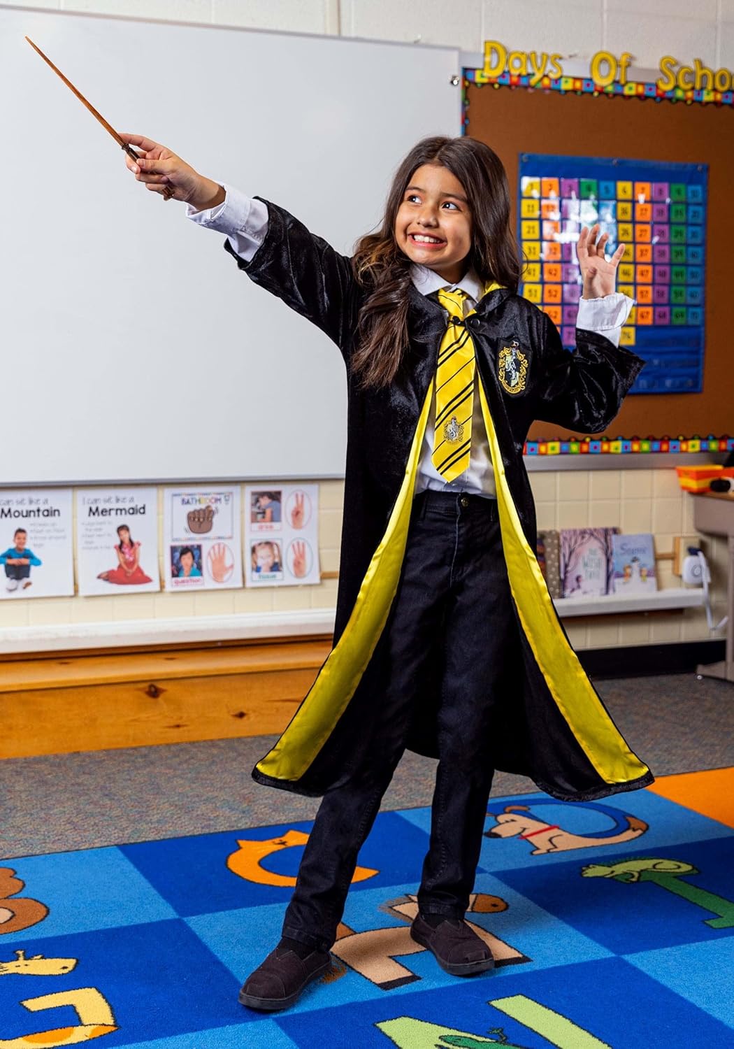 Magical Hufflepuff Robe for Kids