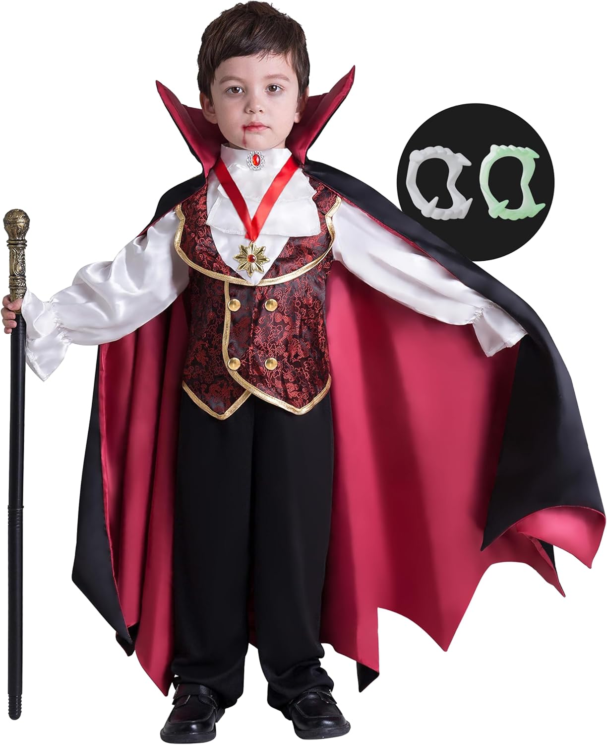 Spooktacular Kids Halloween Vampire Costume