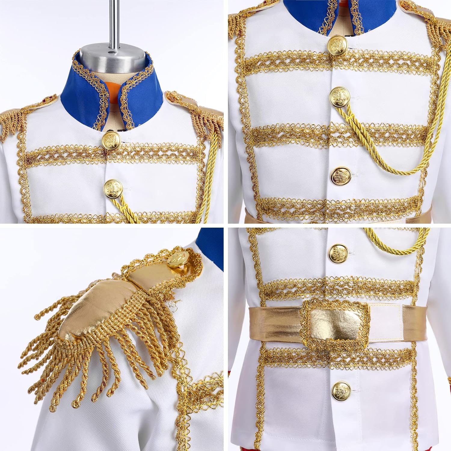 IBAKOM Prince Charming Costume for Boys Halloween Christmas Costumes