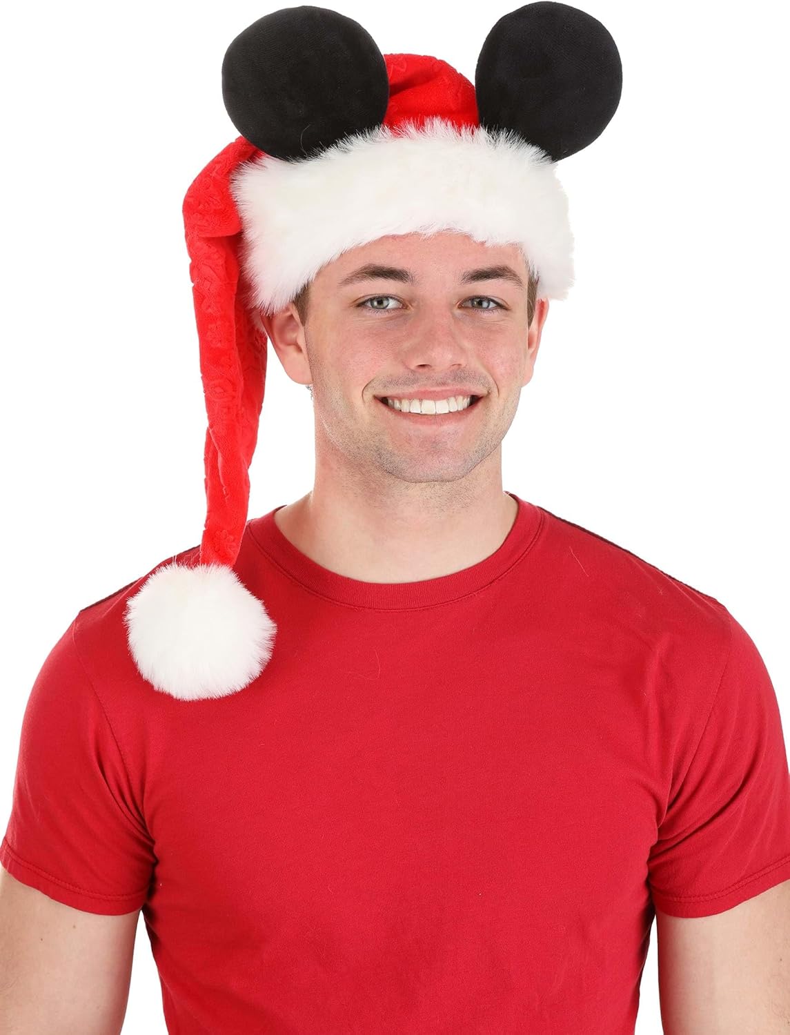 Fun Faux Fur Disney Santa Hat Ears Velour