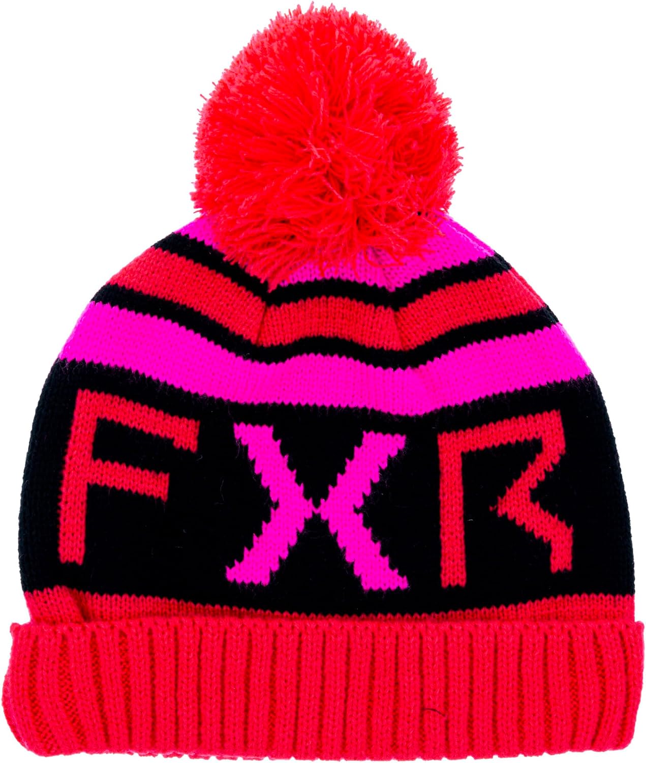 FXR Youth Helmets SoftACrylic Skull Fold-up Pompom Classic Skull Fit Rustic