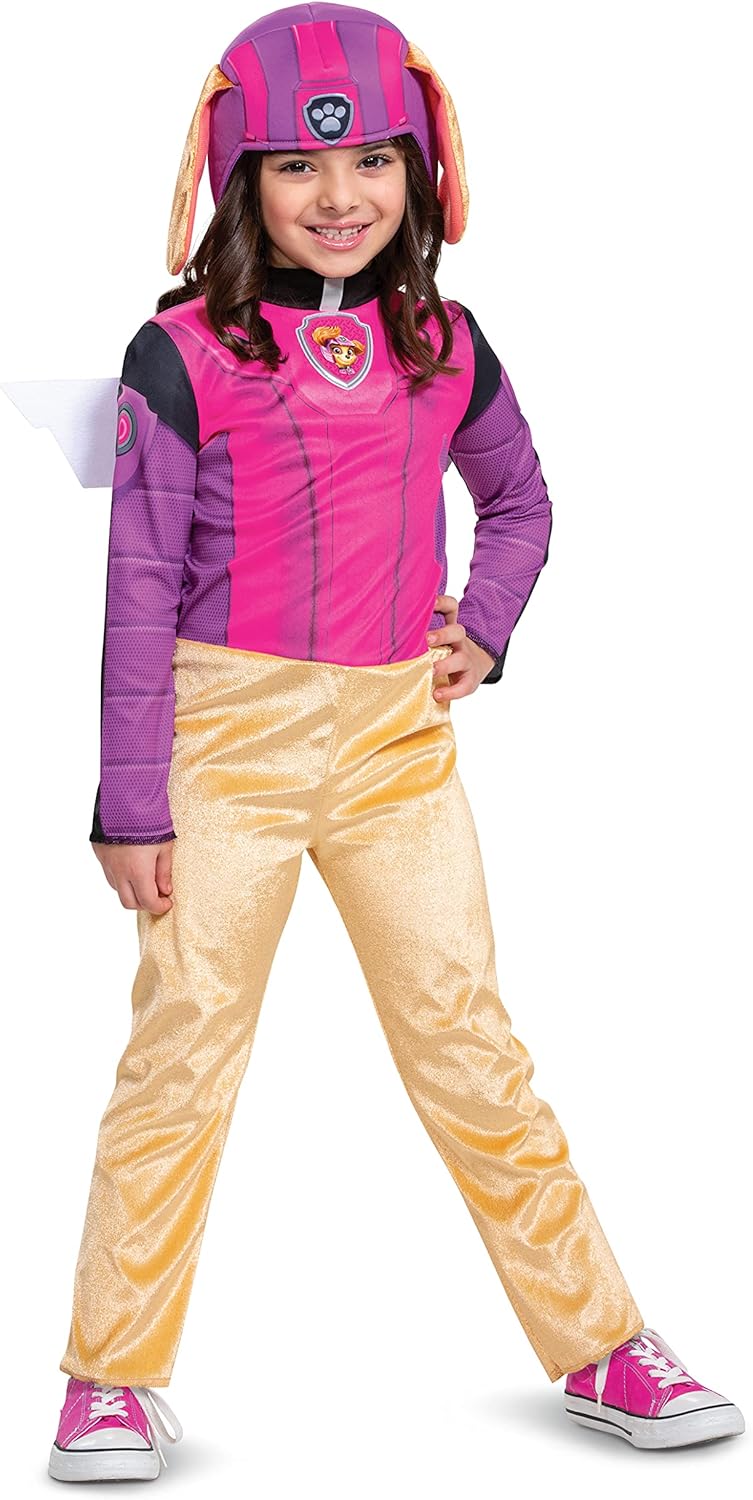 Disguise Paw Patrol Skye Costume for Kids - Skye Badges and More