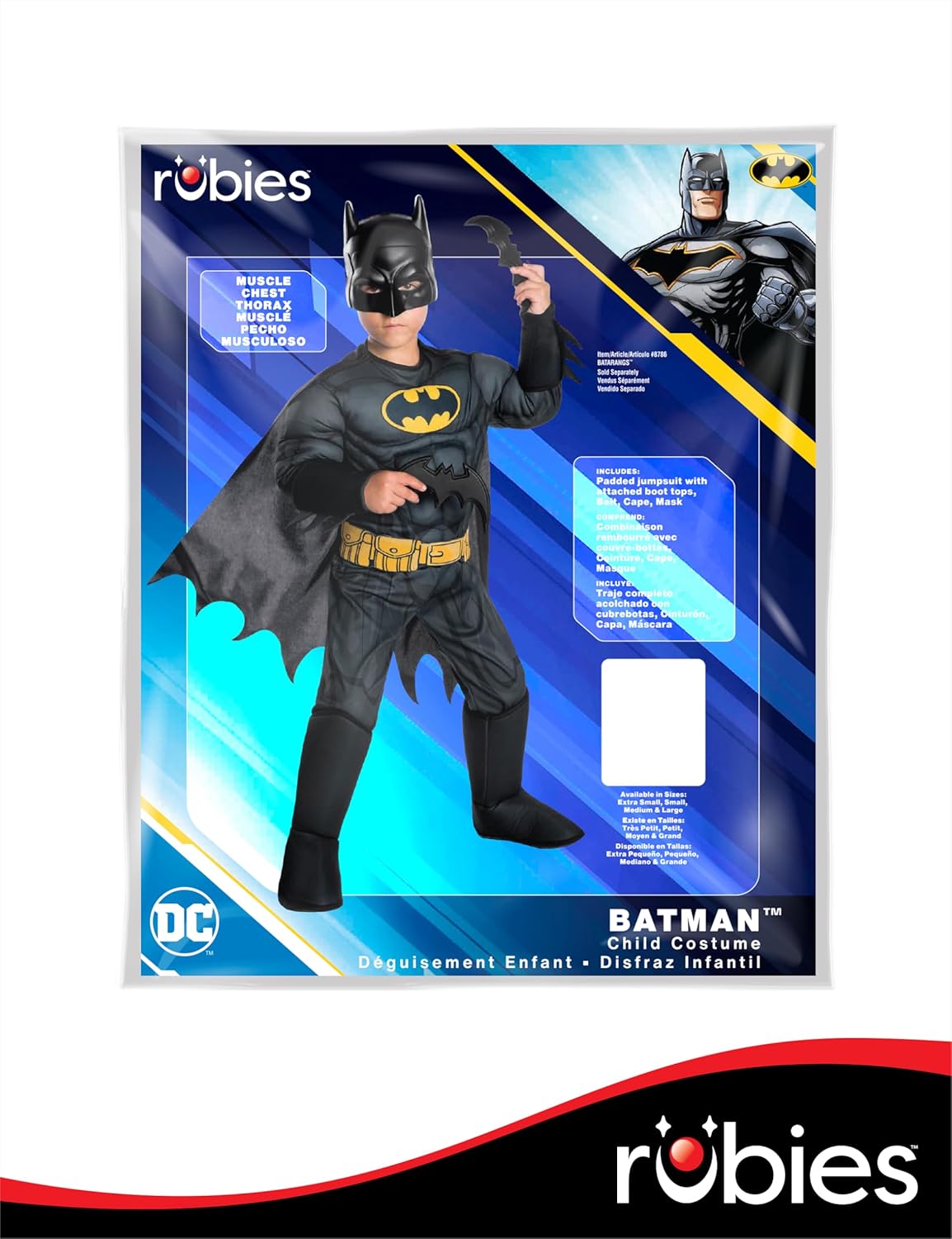 Rubies Costume Boys DC Comics Batman Costume