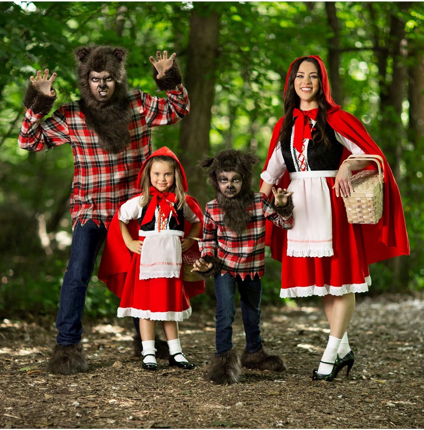 Faux Fur Werewolf Costume Kids Halloween Trick or Treat