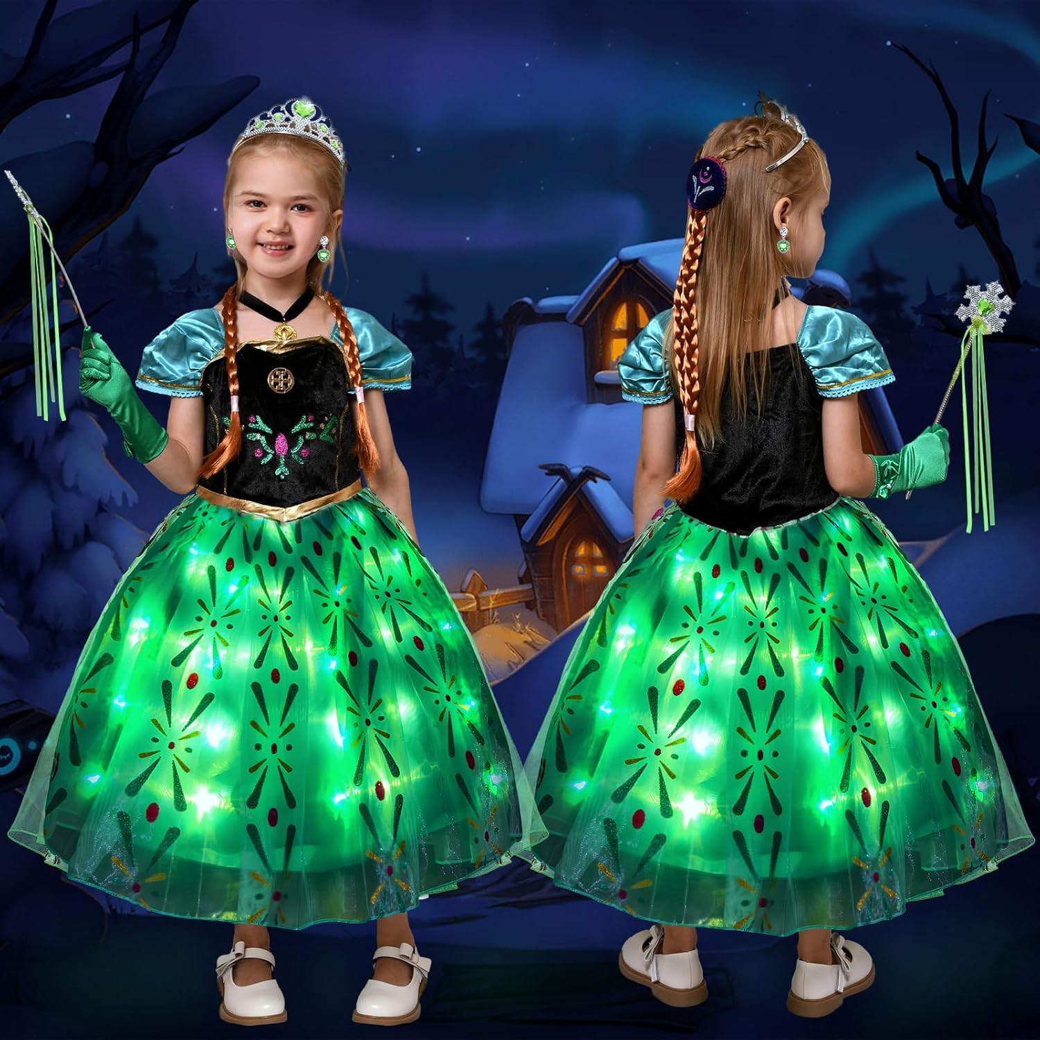 Light-Up Princess Dress for Girls