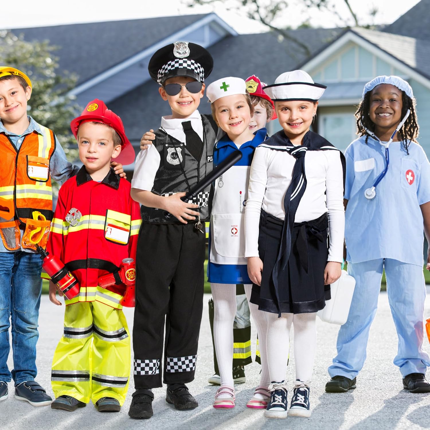 Police Costume Accessories for Kids Role-Play Essential