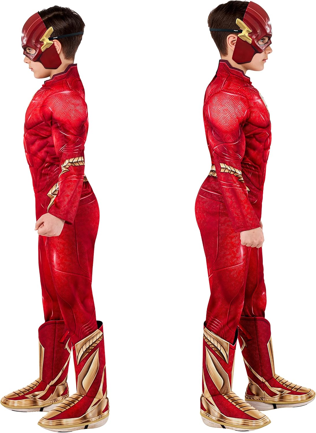 Rubies Boys The Flash Movie Deluxe Costume Jumpsuit and Mask