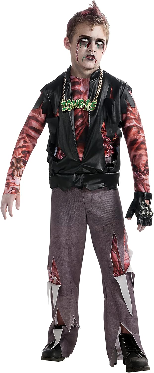 Rubies Childs Zombie Punk Rocker Costume for Boys