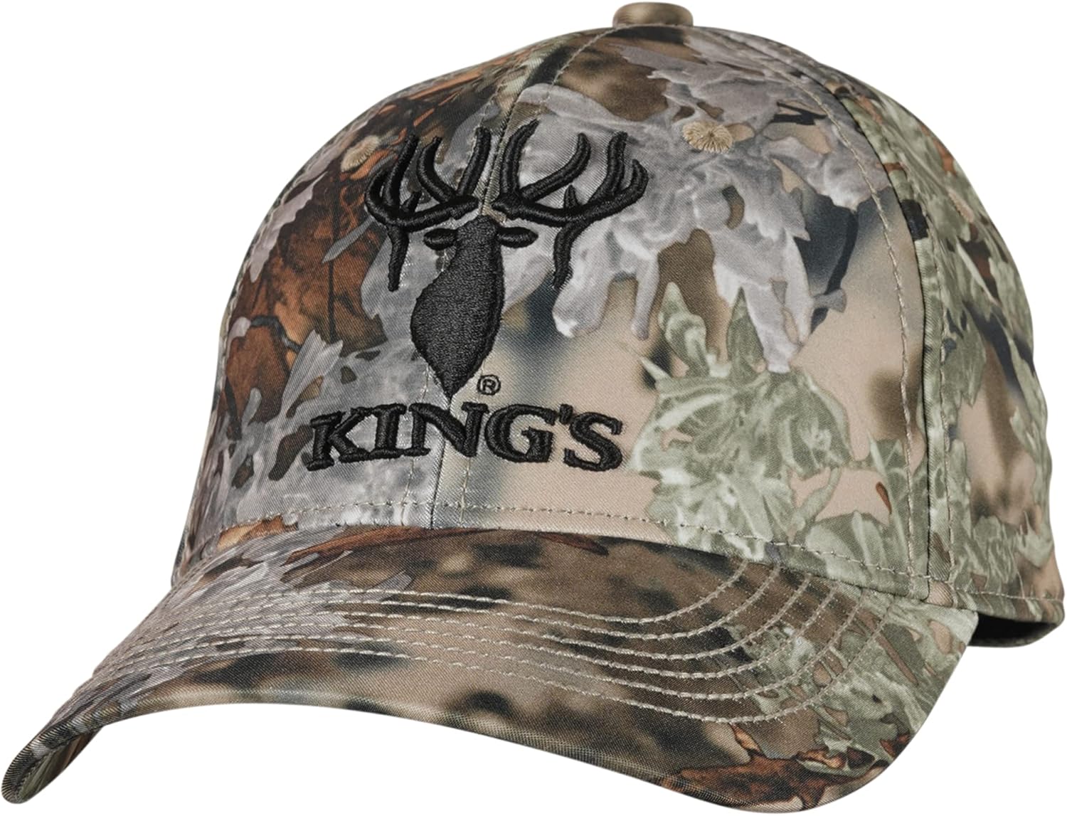 Durable Knit Visor Camo Hat - Embroidered Adjustable for Girls