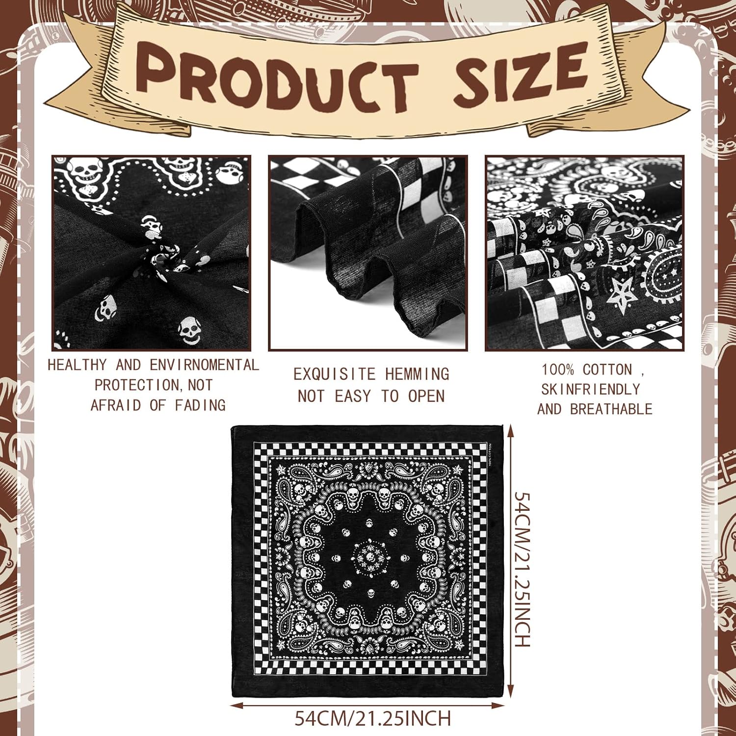 Bencailor Pirate Costumes Accessories Set Perfect for Kids