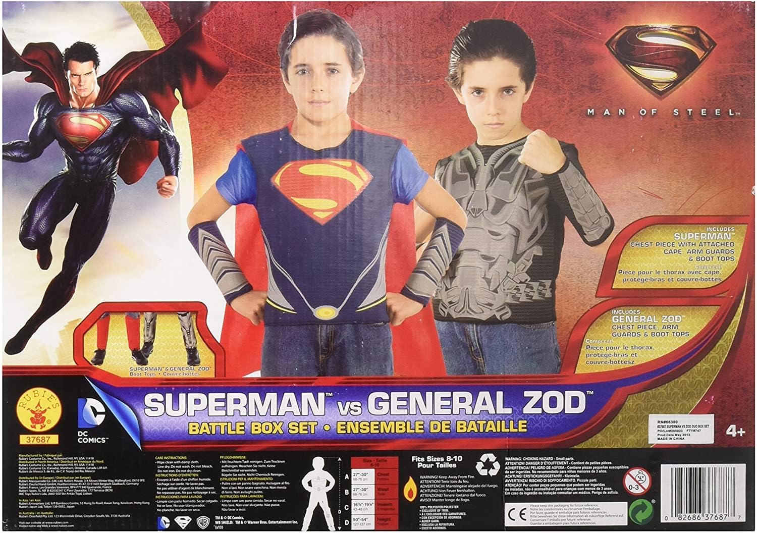 Rubies Man of Steel vs Zod Battle Suit Set