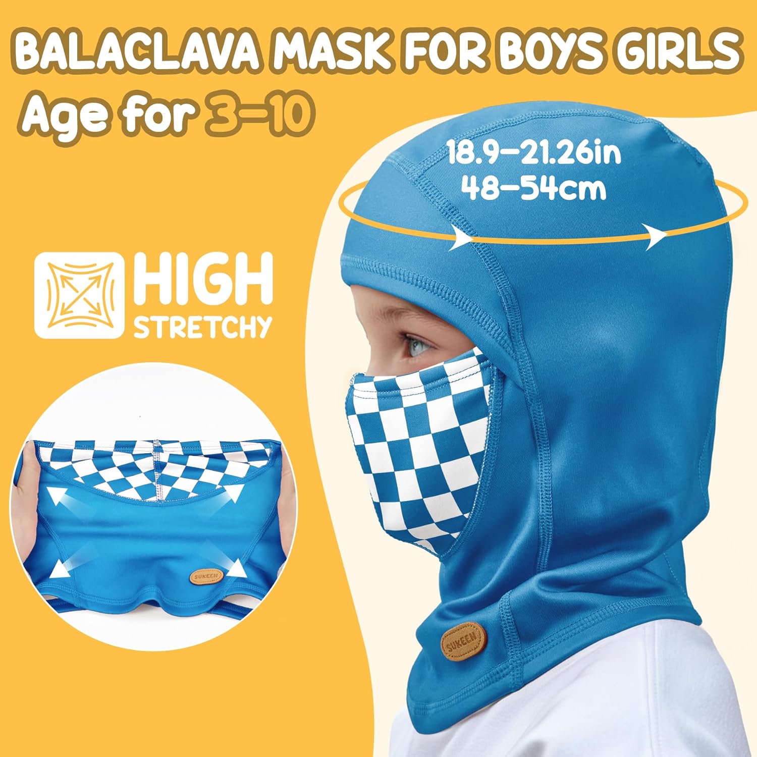 Warm Ski Mask for Kids