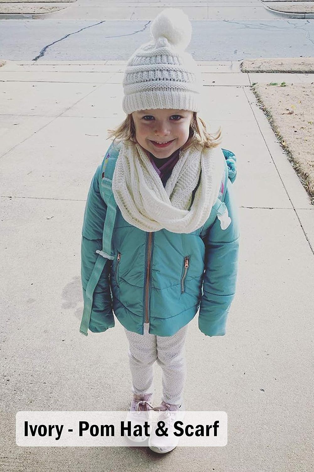 Funky Junque Kids Cozy Winter Bundle - Matching Hats Scarves Set