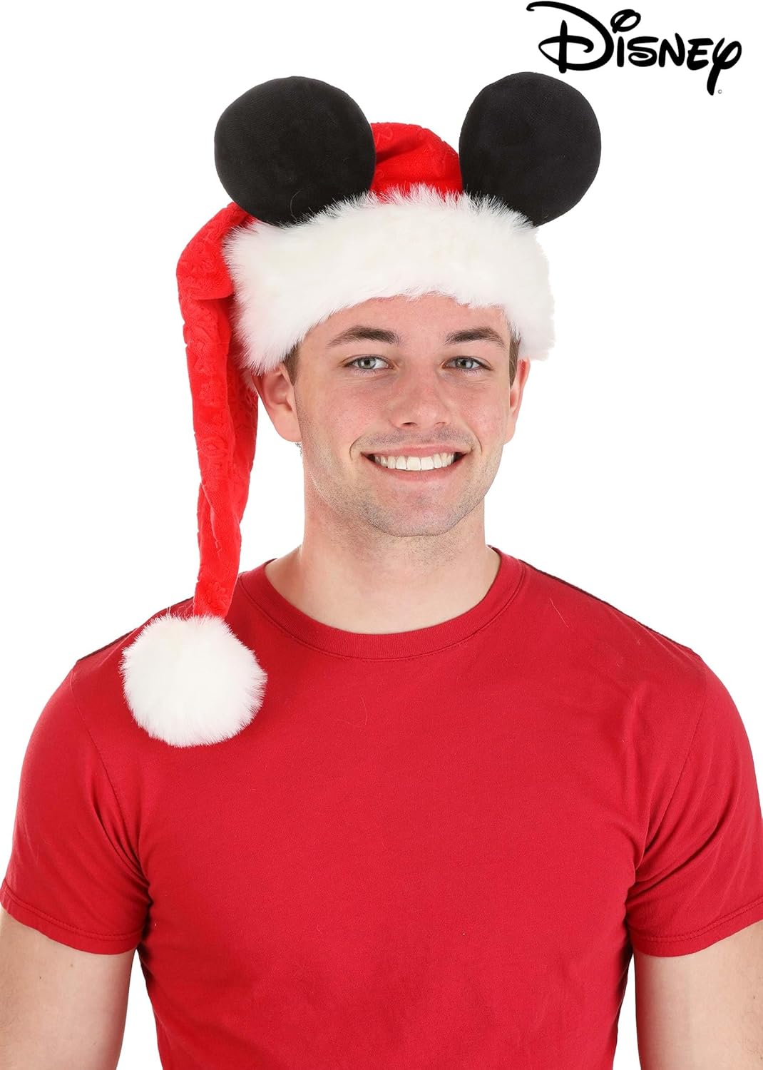 Fun Faux Fur Disney Santa Hat Ears Velour