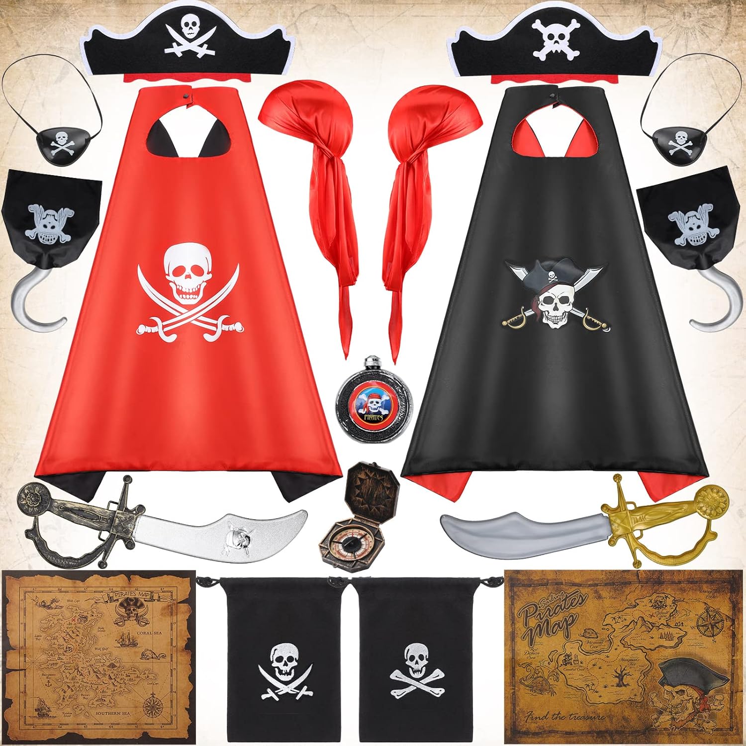 HyDren Kids Pirate Role Play Set