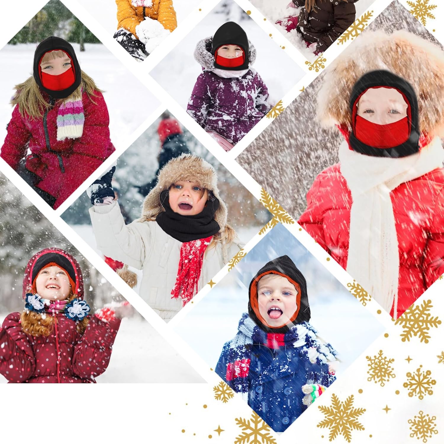 Kids Winter Hats Balaclava by KANCOKIT