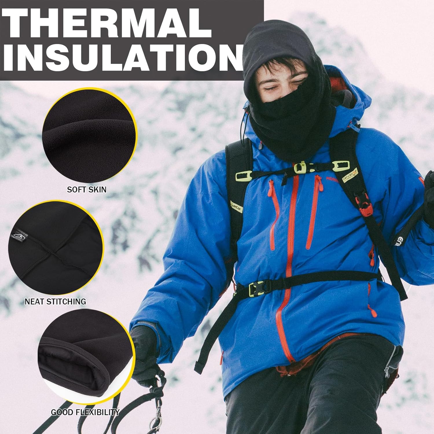 XURIGOX Winter Fleece Neck Gaiter