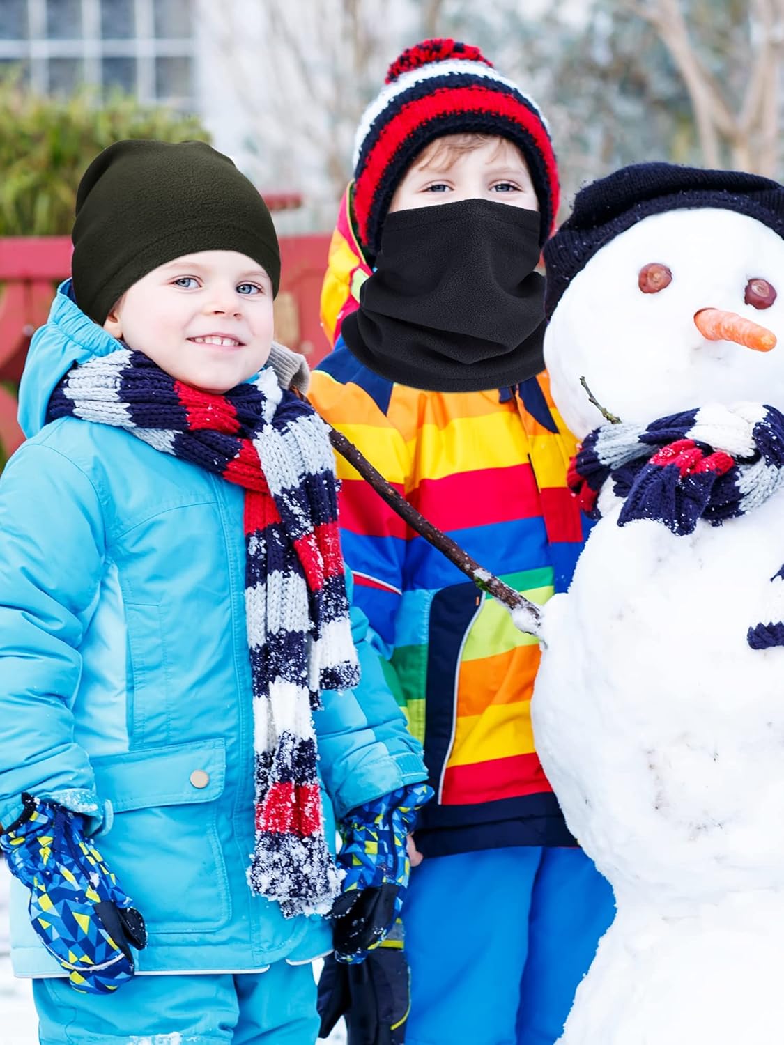 4-Piece Kids Winter Neck Gaiters