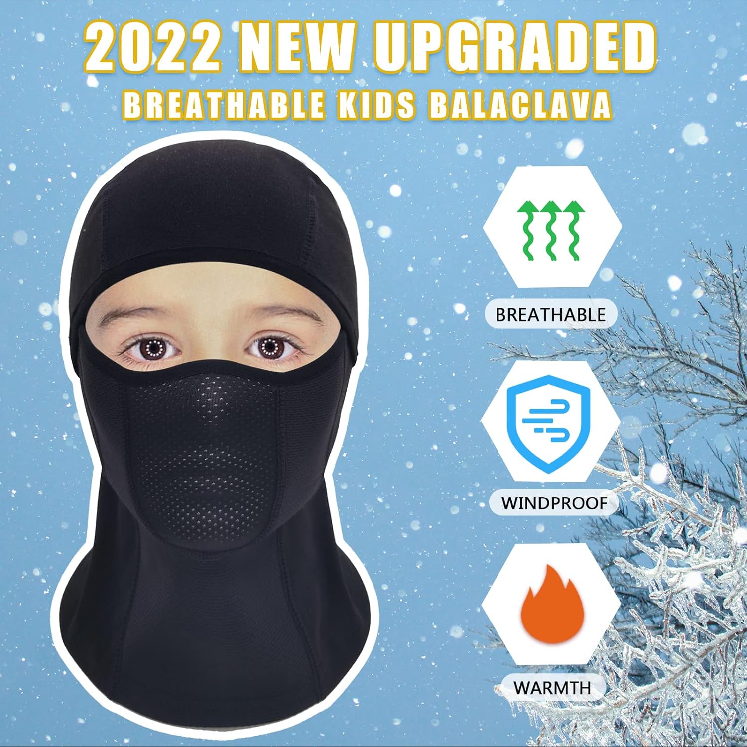 Sturdy Thermal Ski Mask for Kids