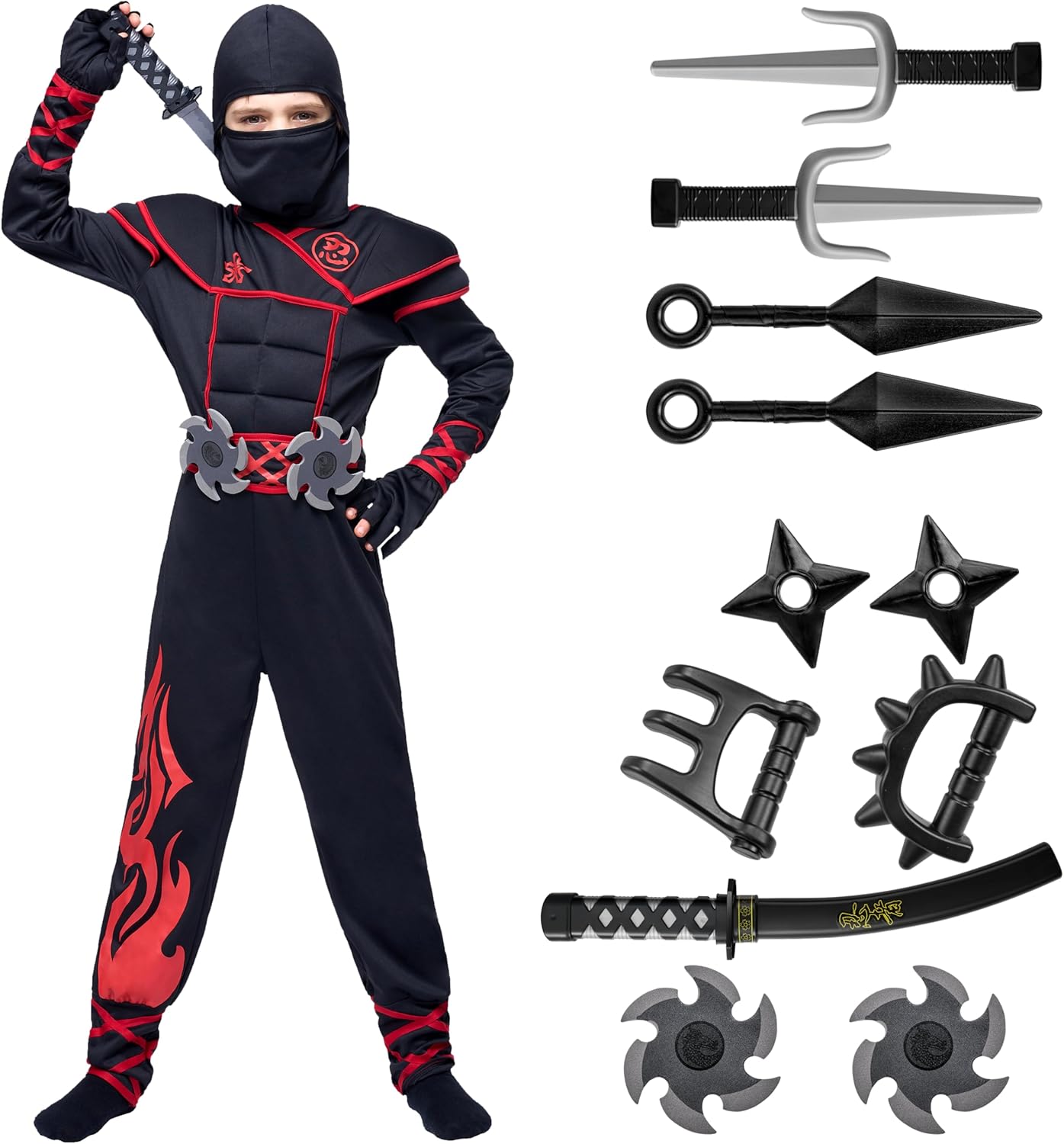Spooktacular Kids Muscle Ninja Daily Series Costumes
