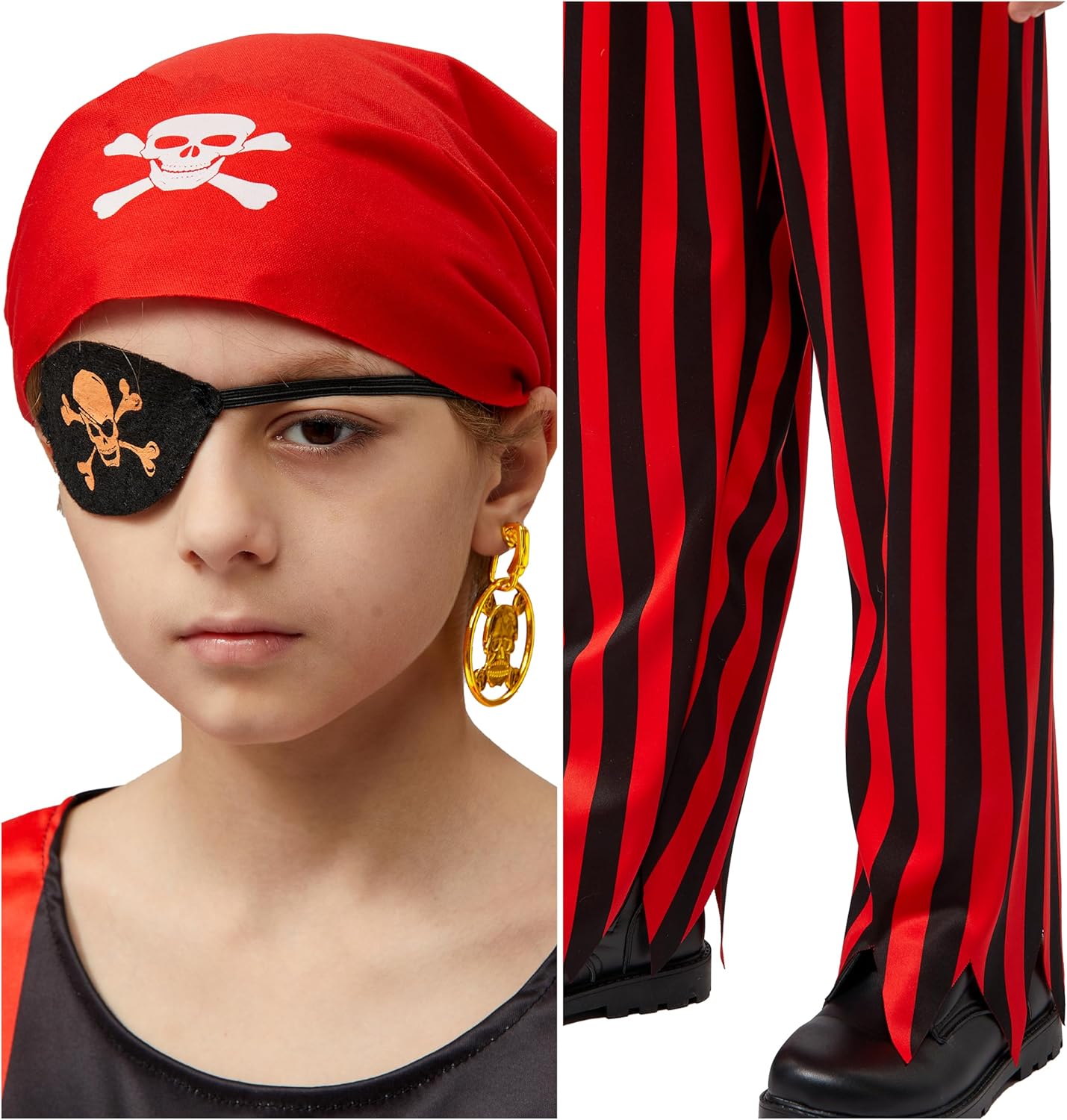 Spooktacular Kids Pirate Costume Set - Halloweenessential for Toddlers