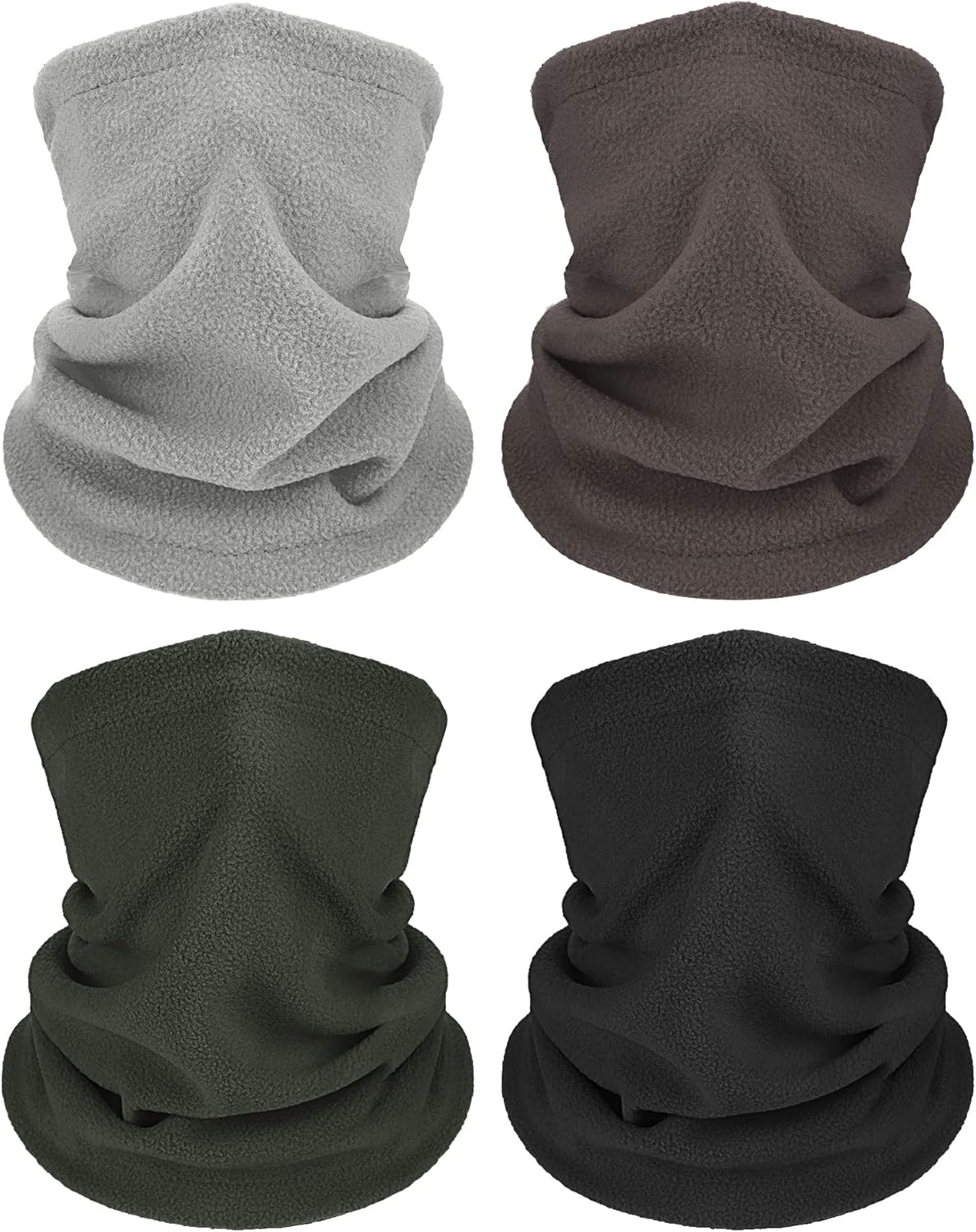 4-Piece Kids Winter Neck Gaiters