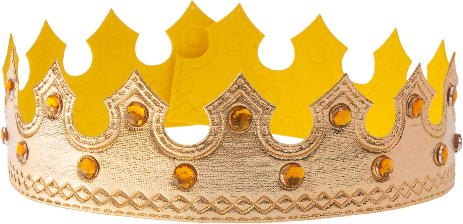 Regal Gold Crown Royal Party Accessories for Kids