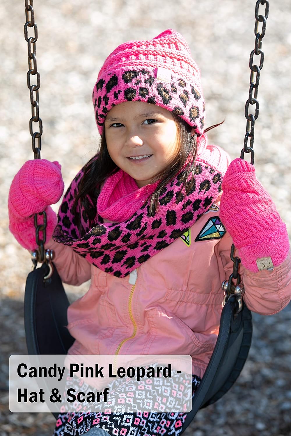 Funky Junque Kids Cozy Winter Bundle - Matching Hats Scarves Set