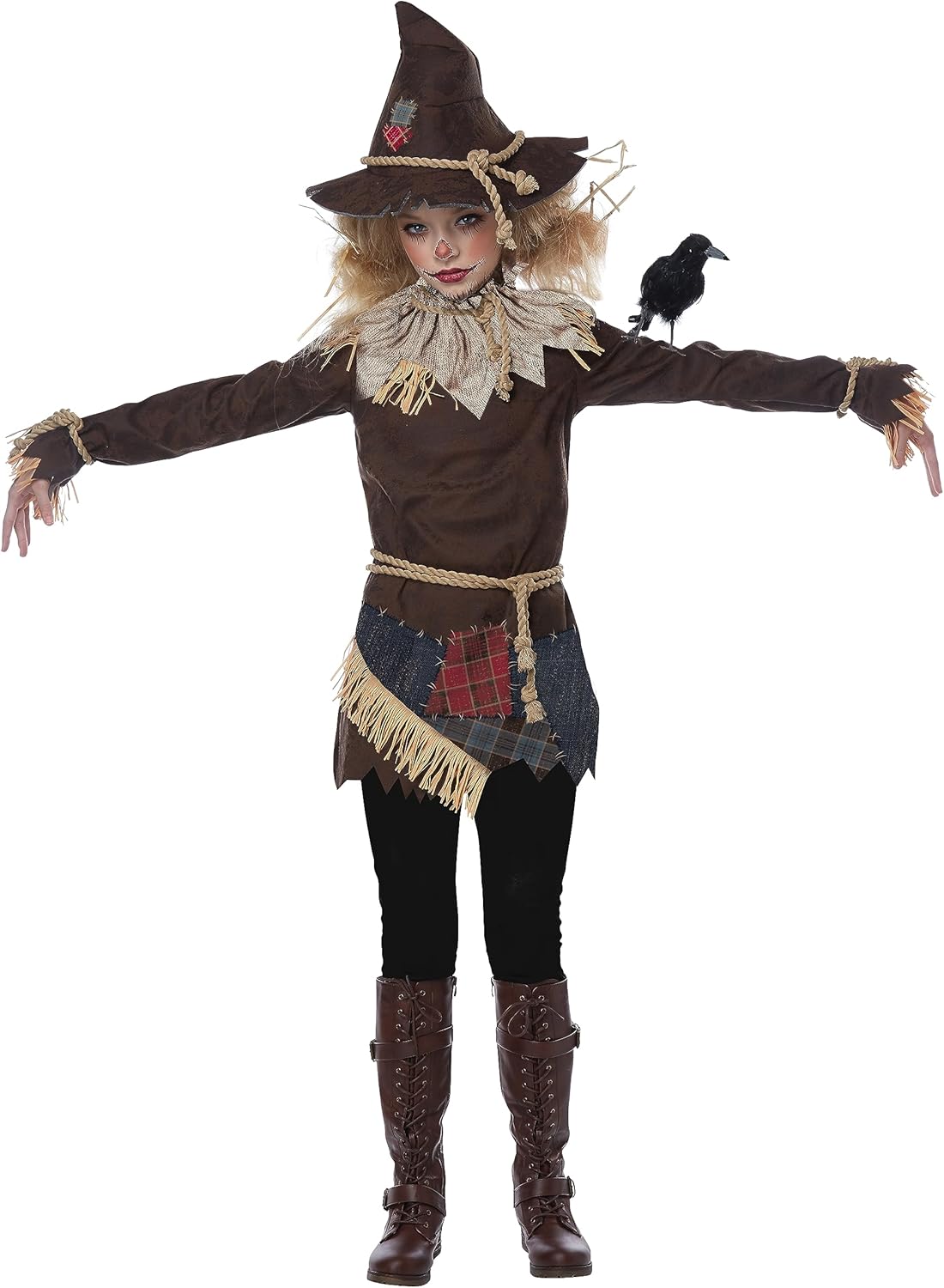 Paper Creepy Scarecrow Costume for Girls This That the Blah-Blah