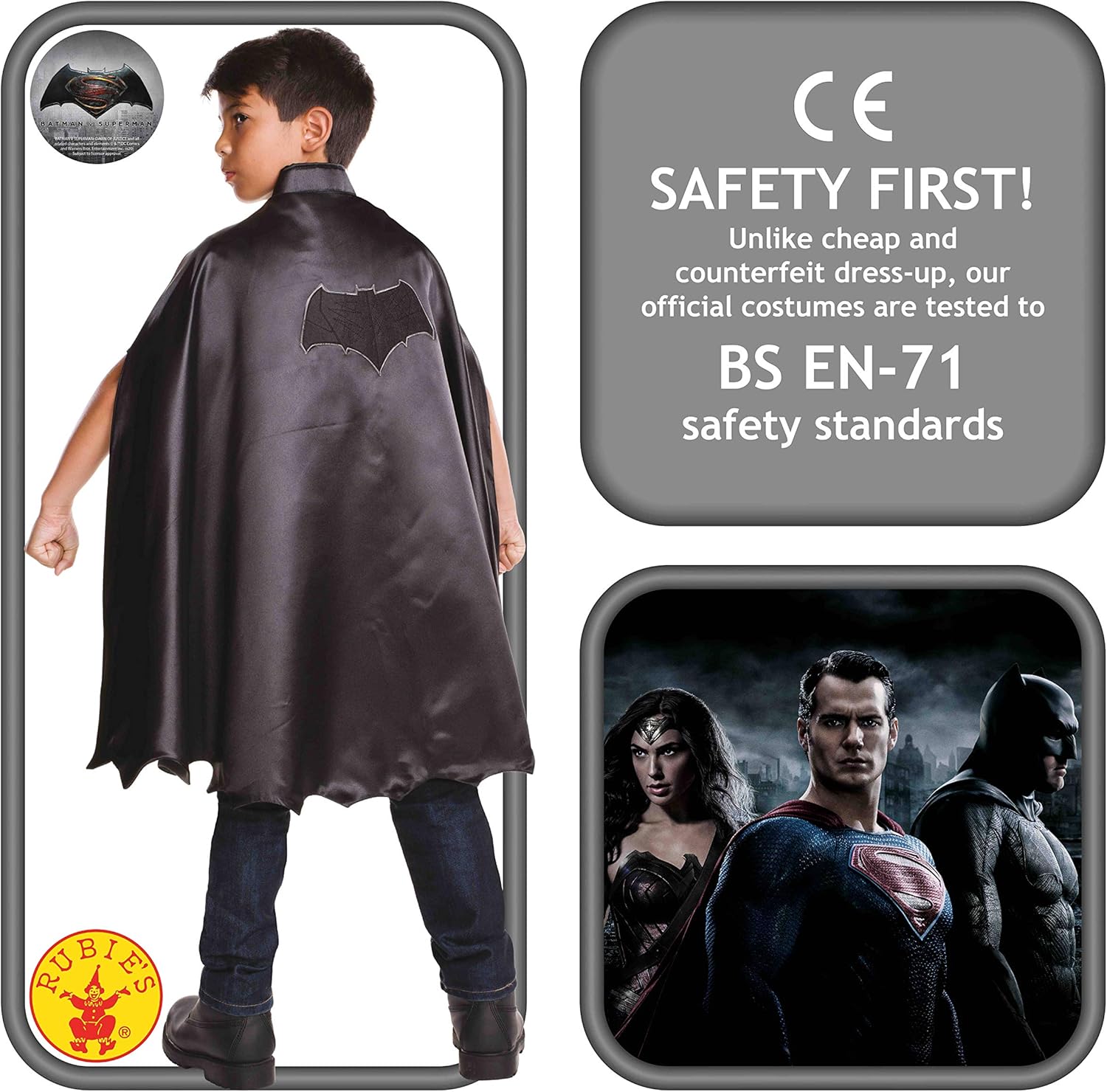 Batman Superman Dawn of Justice Kids Bat cape