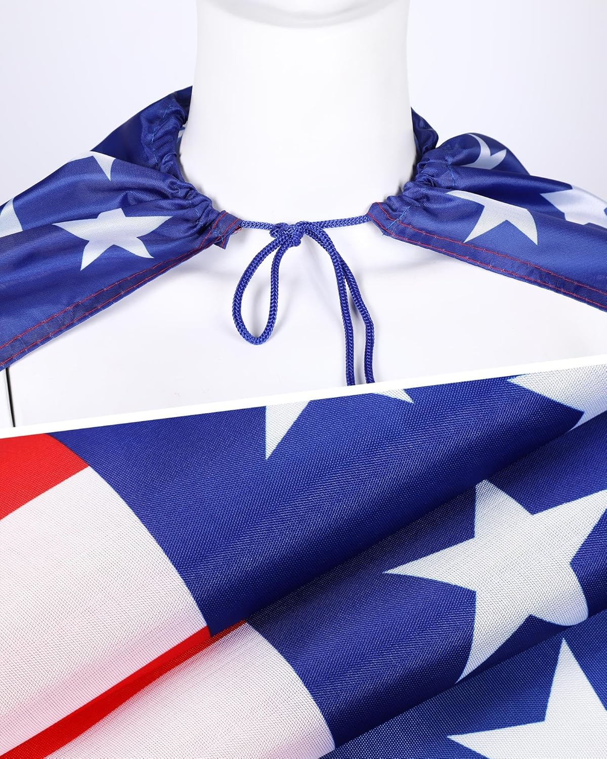 Zhzrche 4th of July Boys American Flag Cape Patriotic Costume