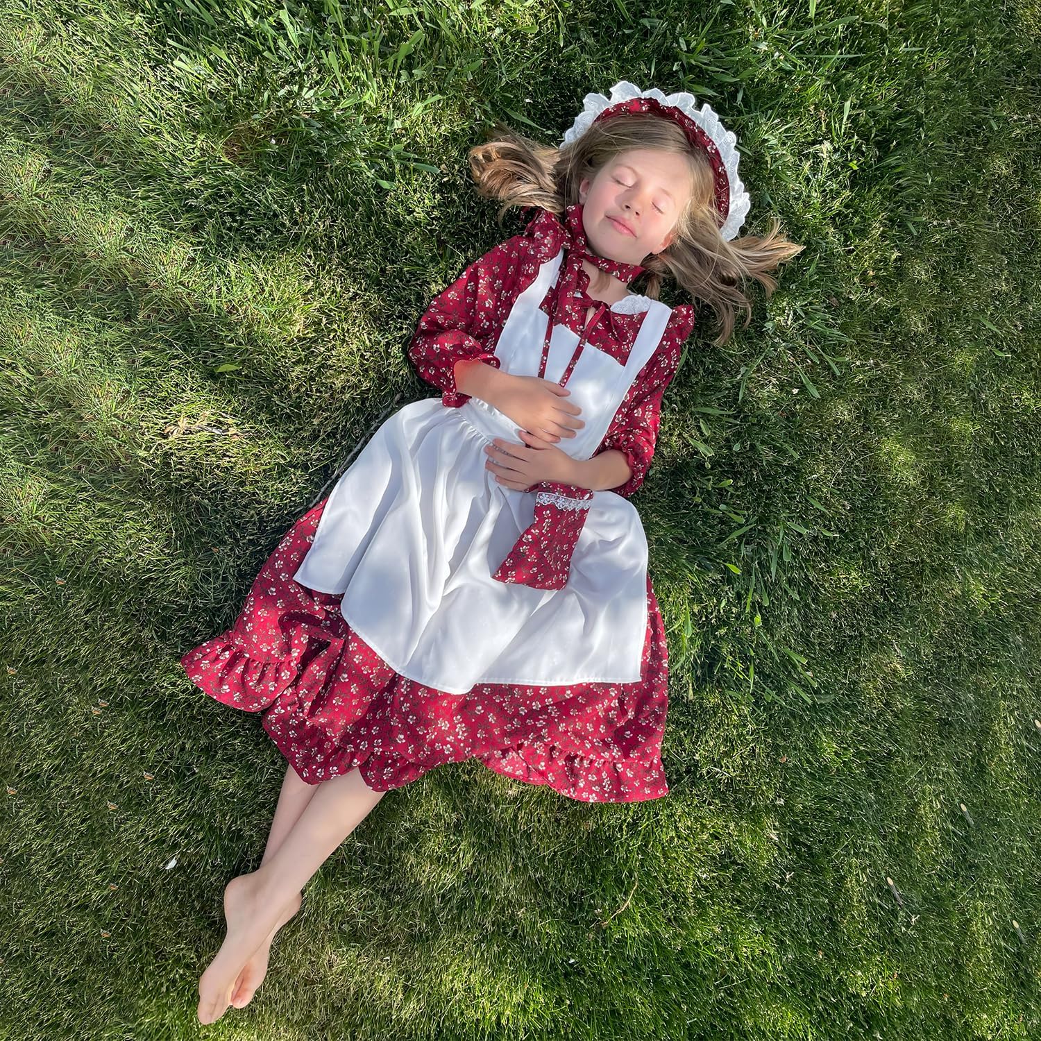 Adorable Colonial Prairie Girls Dress Perfect for Little BSmithers