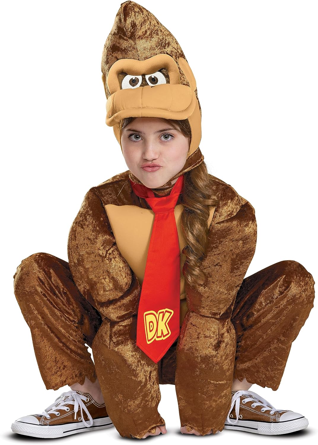 Disguise Boys Donkey Kong Action Costume Super Mario Deli Play Look with Headpiece